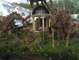 front view of chelsea flower show