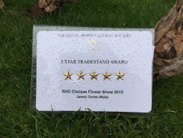 5 star award from royal horticultural society
