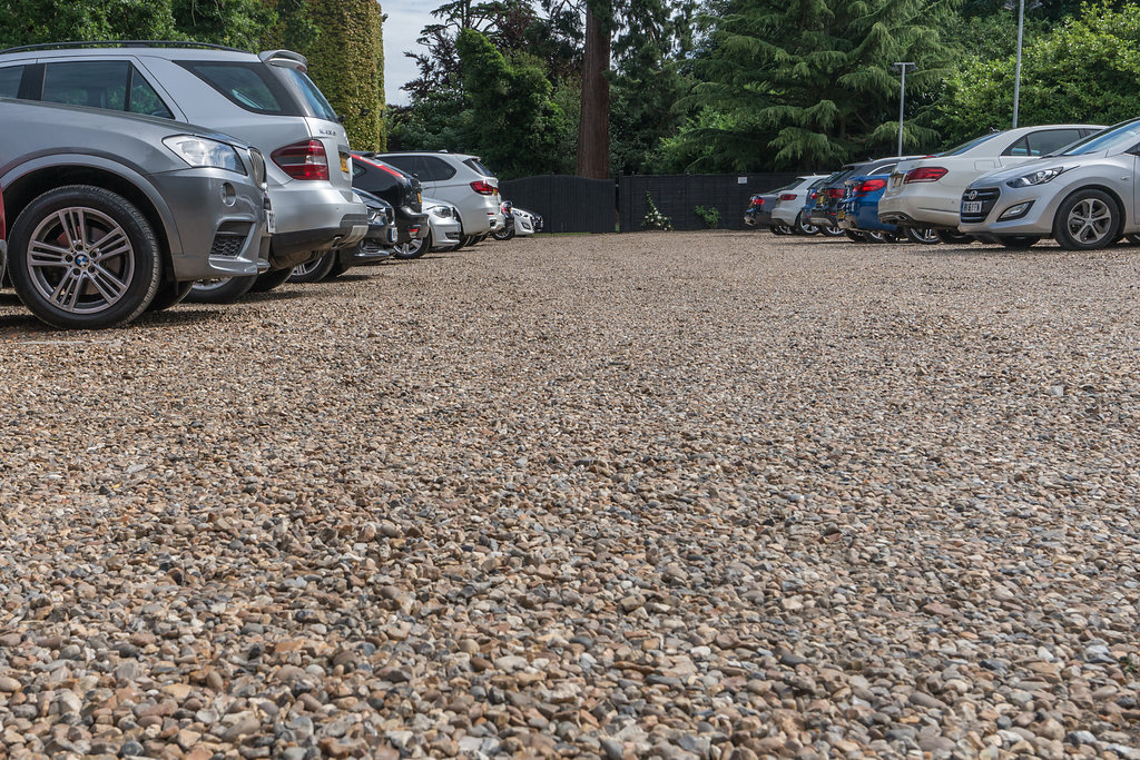 stony commercial driveway