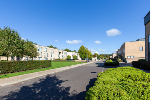 Road leading into private retirement village