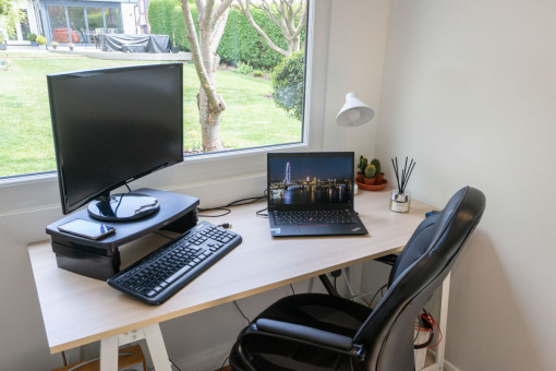 Office space in multi-purpose garden room