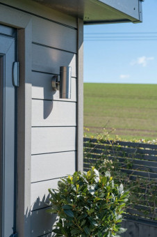 View to countryside from garden office