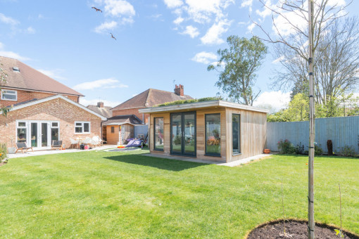 External shot of garden gym